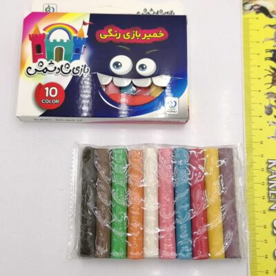 خمیر بازی 10 رنگ جعبه مقوایی