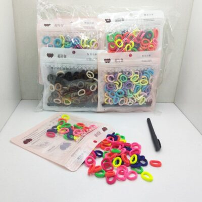 کش مو حوله ای ریزه به همراه روان نویس 
(۱۰۰ عددی)