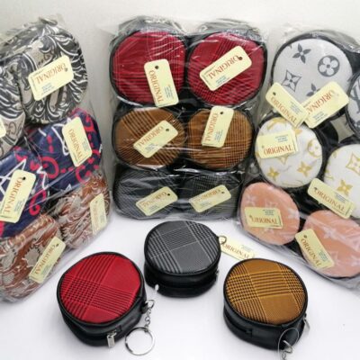 کیف هندزفری کوله مخمل طرح جور (6 عددی)