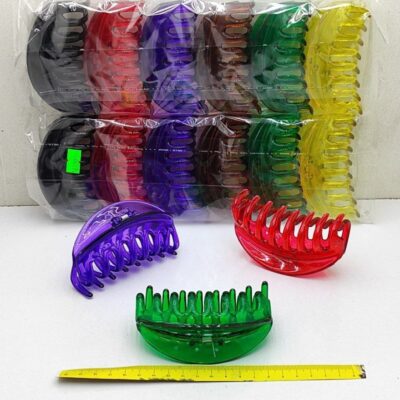 کلیپس هلالی شیشه ای (12 عددی)