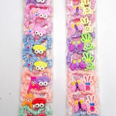 کش مو عروسکی پلیسه 732 (10 جفتی )