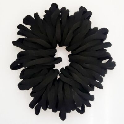 کش مو حوله ای مشکی فله ای (100 عددی)