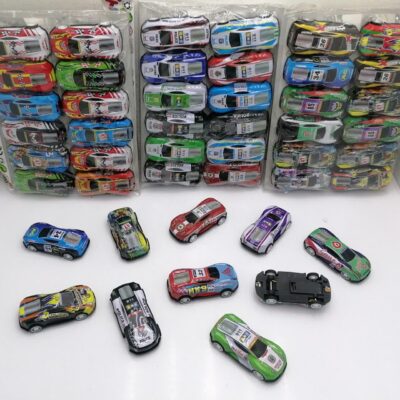 ماشین مسابقه ای فلزی عقب کش (12 عددی)