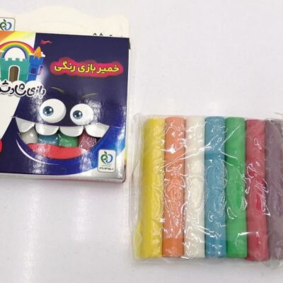 خمیر 7 رنگ مقوایی