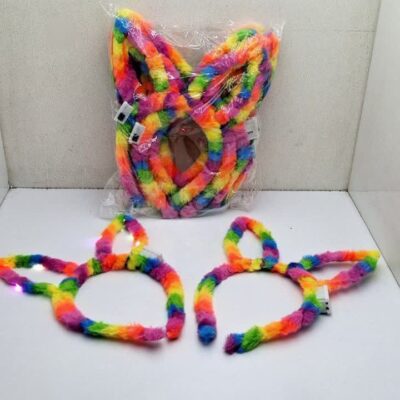 تل پولیشی رنگی چراغدار(12عددی)