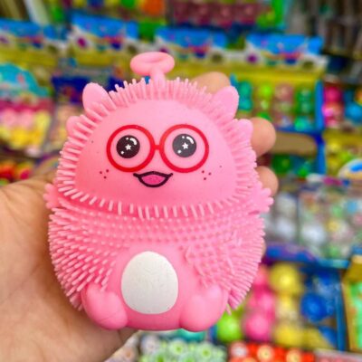 یویو عروسکی عینکی خاردار چراغدار(12عددی)