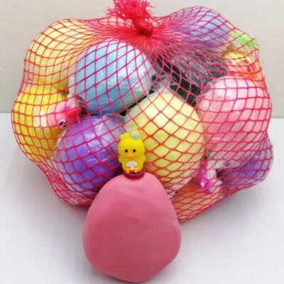 خمیر بادکنکی (فیجت) ضد استرس عروسکی توری (24 عددی)