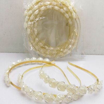 تل فلزی مرواریدی شکوفه(12عددی)