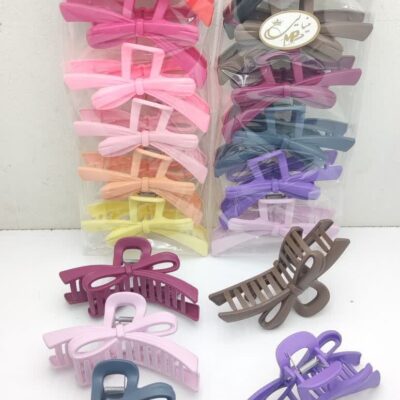 کلیپس ویولت رنگی مینایی(12عددی)