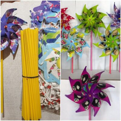 فرفره کاغذی طرح کارتونی (100 عددی )